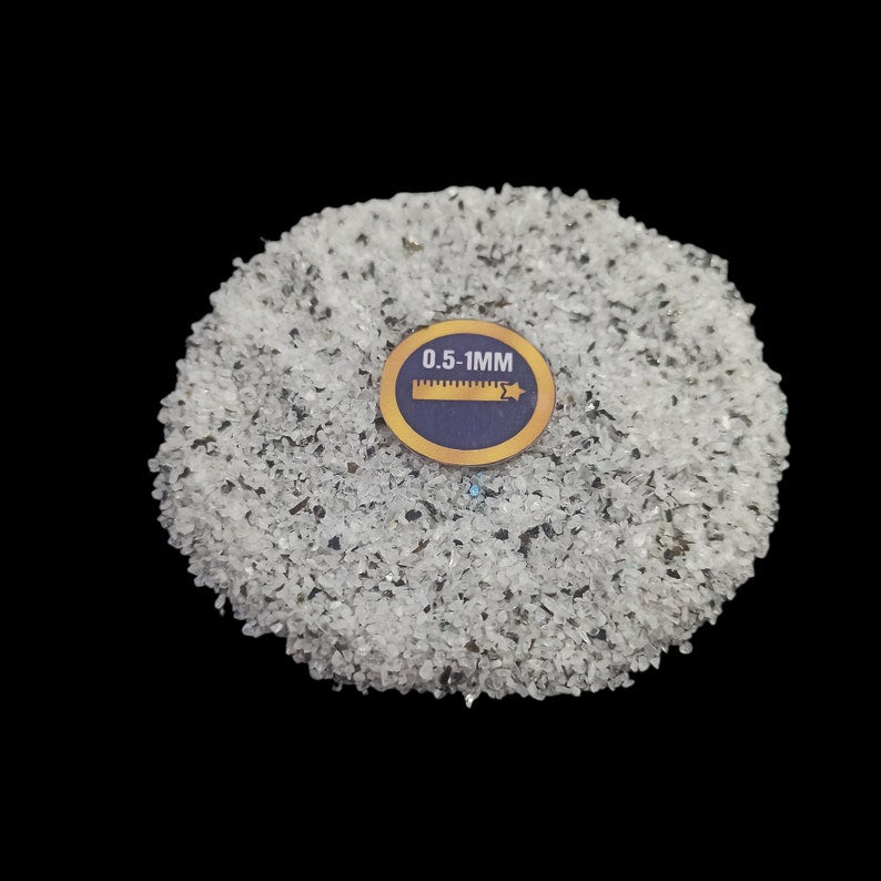Earthmines Moonstone Gemstone Crushed 0.5-1mm Natural Loose Stone for Resin Art, Jewelry Inlay, Reiki, Chakra Healing & Crystal Bottles - Image 2