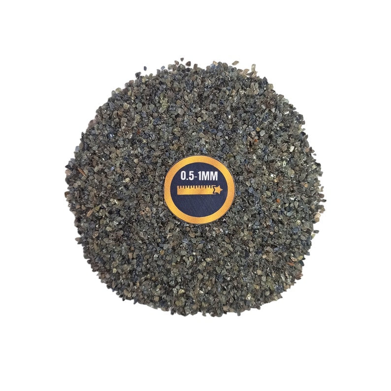 Earthmines Sapphire Gemstone Crushed 0.5-1mm Natural Loose Stone for Resin Art, Jewelry Inlay, Reiki, Chakra Healing & Crystal Bottles - Image 4