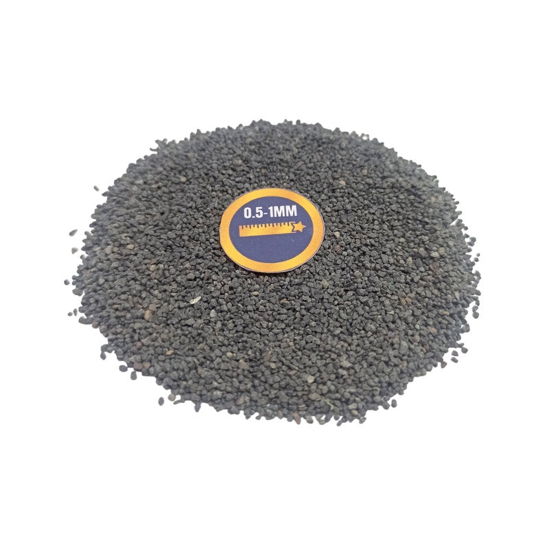 Earthmines Black Onyx Gemstone Crushed 0.5-1mm Natural Loose Stone for Resin Art, Jewelry Inlay, Reiki, Chakra Healing & Crystal Bottles - Image 4