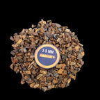 Earthmines Tiger Eye Gemstone Crushed 3-5mm Natural Loose Stone for Vase Fillers, Crystal Decor, Reiki, Chakra Healing & Feng Shui - Image 2