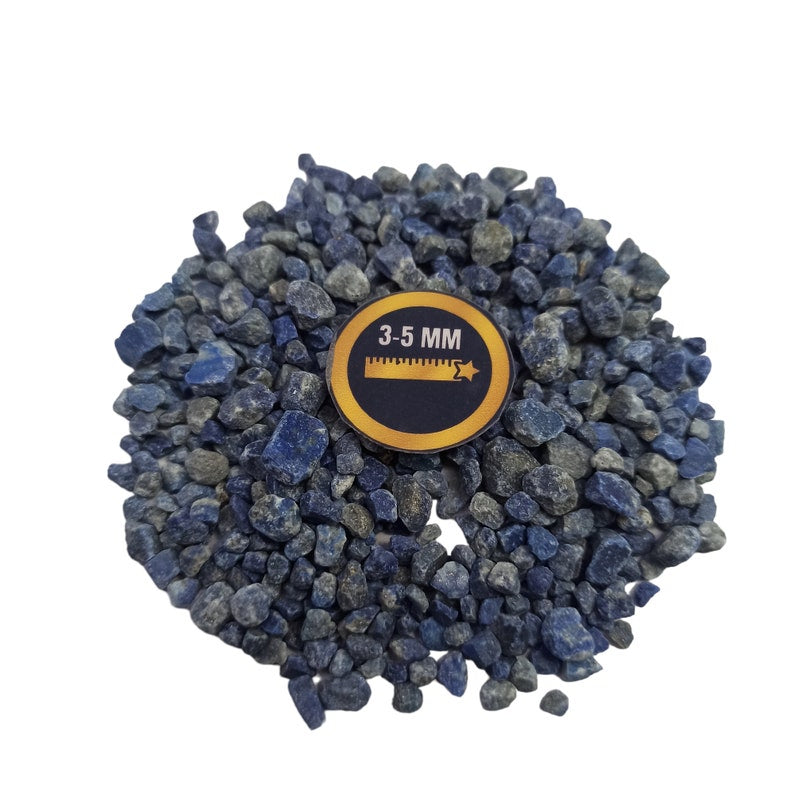 Earthmines Lapis Gemstone Crushed 3-5mm Natural Loose Stone for Vase Fillers, Crystal Decor, Reiki, Chakra Healing & Feng Shui - Image 4