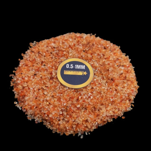 Earthmines Carnelian Gemstone Crushed 0.5-1mm Natural Loose Stone for Resin Art, Jewelry Inlay, Reiki, Chakra Healing & Crystal Bottles - Image 2
