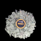 Earthmines Green Fluorite Gemstone Crushed 3-5mm Natural Loose Stone for Vase Fillers, Crystal Decor, Reiki, Chakra Healing & Feng Shui - Image 2