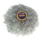 Earthmines Green Fluorite Gemstone Crushed 3-5mm Natural Loose Stone for Vase Fillers, Crystal Decor, Reiki, Chakra Healing & Feng Shui - Image 4