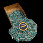 Earthmines Blue Apatite Gemstone Crushed 1-3mm Natural Loose Stone for Orgonite, Jewelry, Reiki, Chakra Healing & Home Decor - Image 1