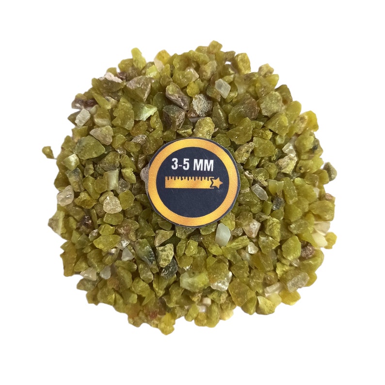Earthmines Green Apatite Gemstone Crushed 3-5mm Natural Loose Stone for Vase Fillers, Crystal Decor, Reiki, Chakra Healing & Feng Shui - Image 4