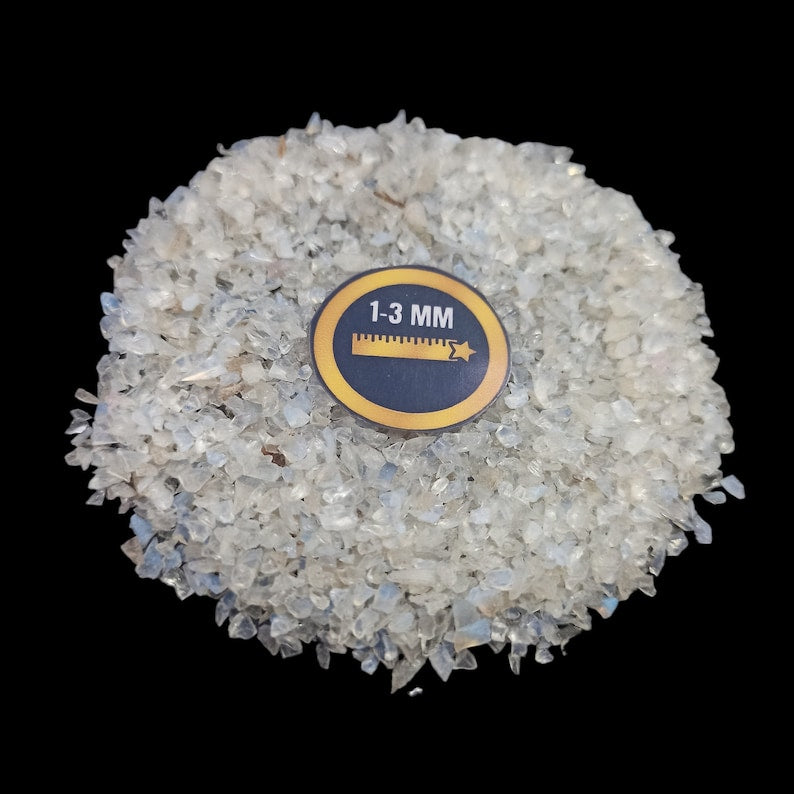 Earthmines Opalite Gemstone Crushed 1-3mm Natural Loose Stone for Orgonite, Jewelry, Reiki, Chakra Healing & Home Decor - Image 2
