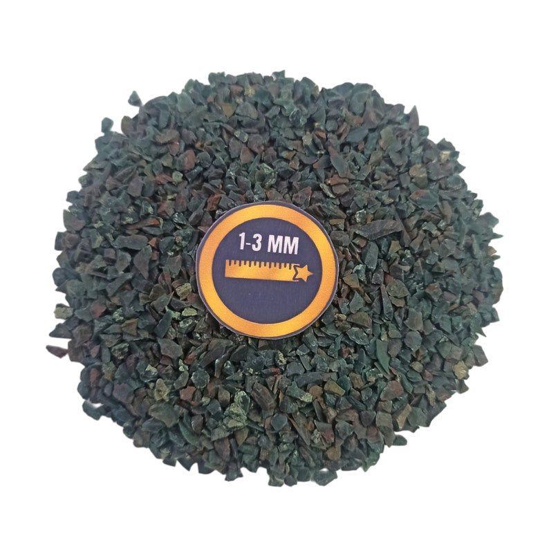 Earthmines Moss Agate Gemstone Crushed 1-3mm Natural Loose Stone for Orgonite, Jewelry, Reiki, Chakra Healing & Home Decor - Image 4