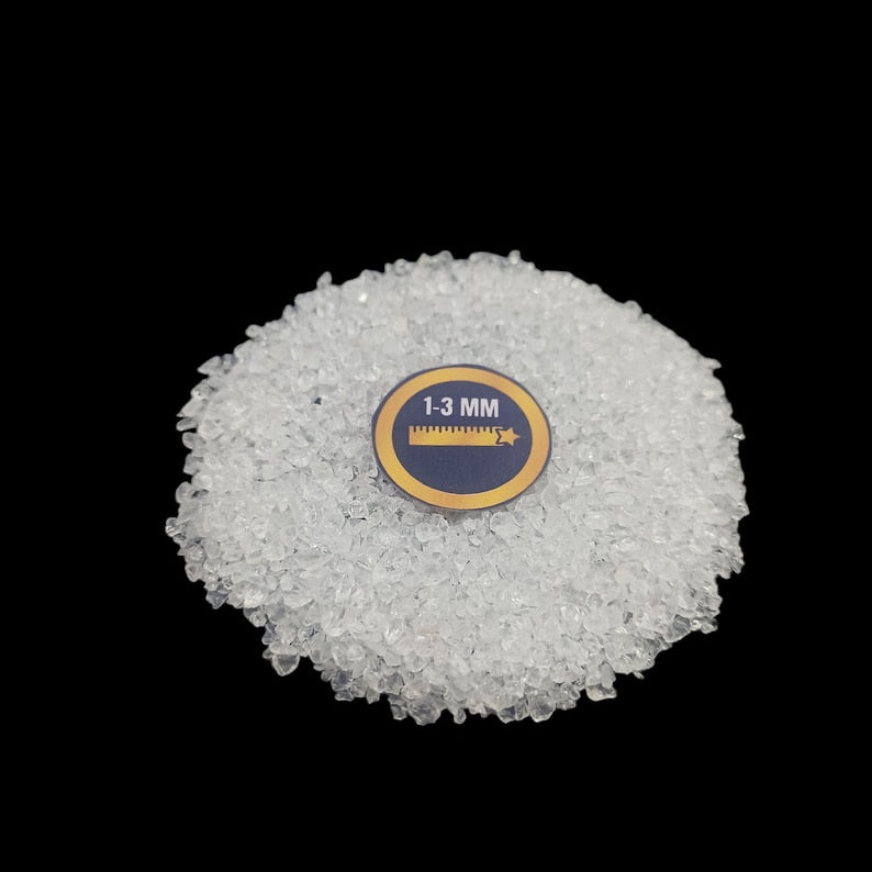 Earthmines Crystal Gemstone Crushed 1-3mm Natural Loose Stone for Orgonite, Jewelry, Reiki, Chakra Healing & Home Decor - Image 4