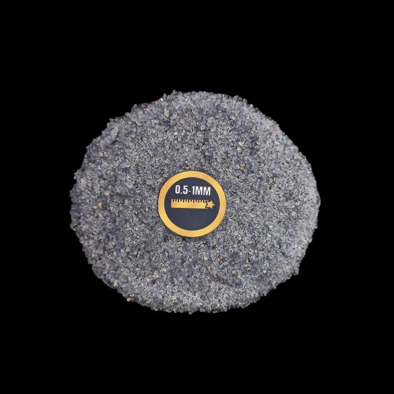 Earthmines Natural Iolite Gemstone Crushed 0.5-1mm Natural Loose Stone for Resin Art, Jewelry Inlay, Reiki, Chakra Healing & Crystal Bottles - Image 4