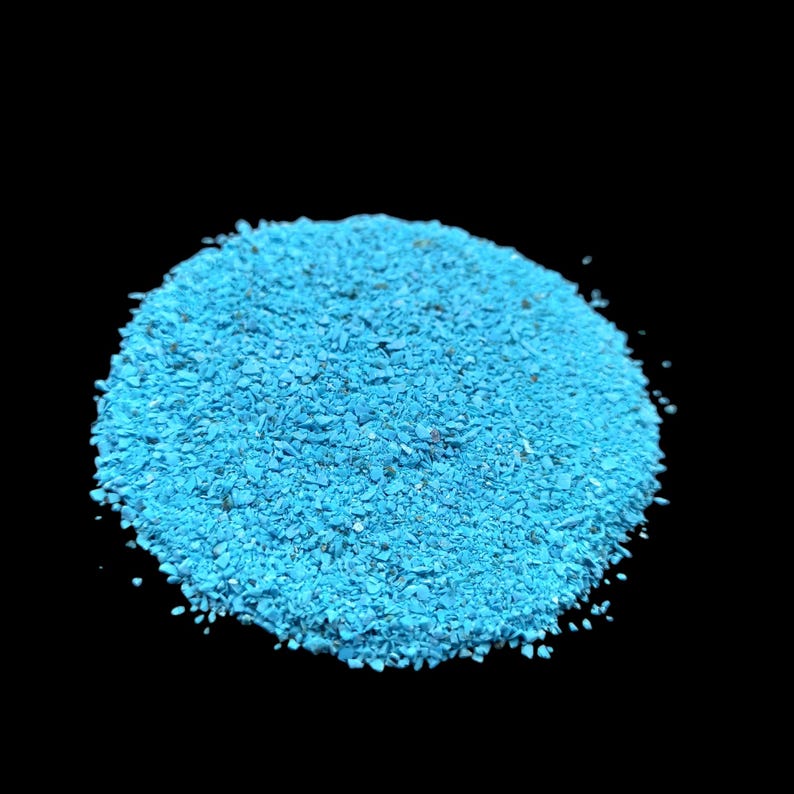 Earthmines New Natural Turquoise Gemstone Crushed 0.5-1mm Natural Loose Stone for Resin Art, Jewelry Inlay, Reiki, Chakra Healing & Crystal Bottles - Image 4