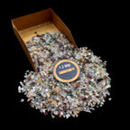 Earthmines Multi Natural Stones Gemstone Crushed 1-3mm Natural Loose Stone for Orgonite, Jewelry, Reiki, Chakra Healing & Home Decor - Image 1