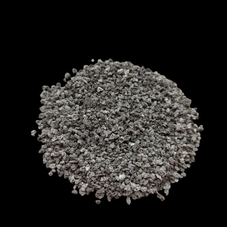 Earthmines Lava Gemstone Crushed 1-3mm Natural Loose Stone for Orgonite, Jewelry, Reiki, Chakra Healing & Home Decor - Image 2