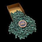 Earthmines Natural Malachite Gemstone Crushed 3-5mm Natural Loose Stone for Vase Fillers, Crystal Decor, Reiki, Chakra Healing & Feng Shui - Image 1