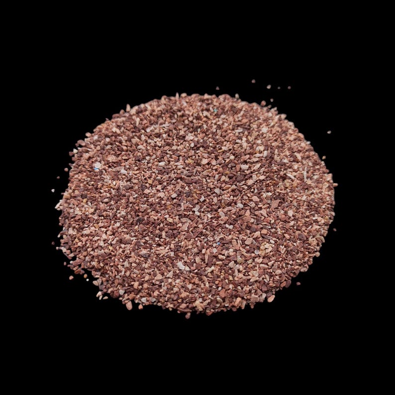 Earthmines Chocolate Jasper Gemstone Crushed 0.5-1mm Natural Loose Stone for Resin Art, Jewelry Inlay, Reiki, Chakra Healing & Crystal Bottles - Image 4