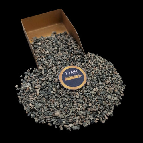 Earthmines Black Tourmaline Mica Gemstone Crushed 1-3mm Natural Loose Stone for Orgonite, Jewelry, Reiki, Chakra Healing & Home Decor - Image 1