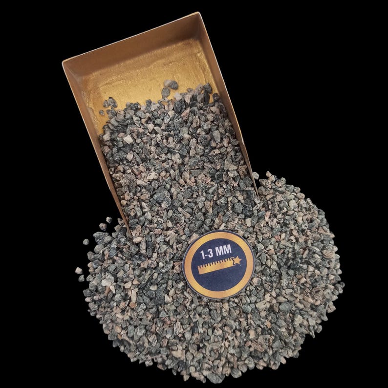 Earthmines Black Tourmaline Mica Gemstone Crushed 1-3mm Natural Loose Stone for Orgonite, Jewelry, Reiki, Chakra Healing & Home Decor - Image 4