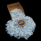 Earthmines Sea Opalite Gemstone Crushed 3-5mm Natural Loose Stone for Vase Fillers, Crystal Decor, Reiki, Chakra Healing & Feng Shui - Image 1