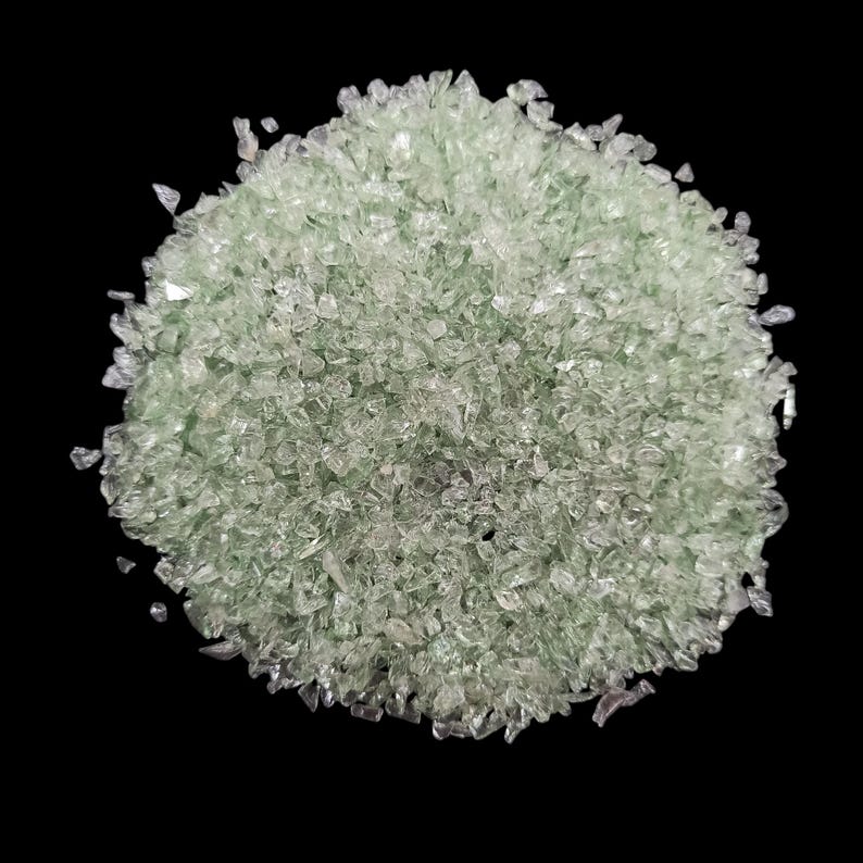Earthmines Green Obsidian Gemstone Crushed 1-3mm Natural Loose Stone for Orgonite, Jewelry, Reiki, Chakra Healing & Home Decor - Image 4