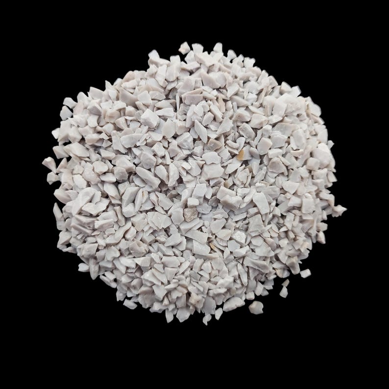 Earthmines White Opal Gemstone Crushed 3-5mm Natural Loose Stone for Vase Fillers, Crystal Decor, Reiki, Chakra Healing & Feng Shui - Image 2