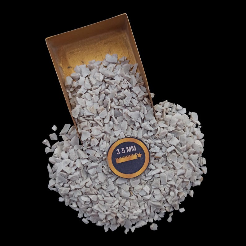 Earthmines White Opal Gemstone Crushed 3-5mm Natural Loose Stone for Vase Fillers, Crystal Decor, Reiki, Chakra Healing & Feng Shui - Image 4