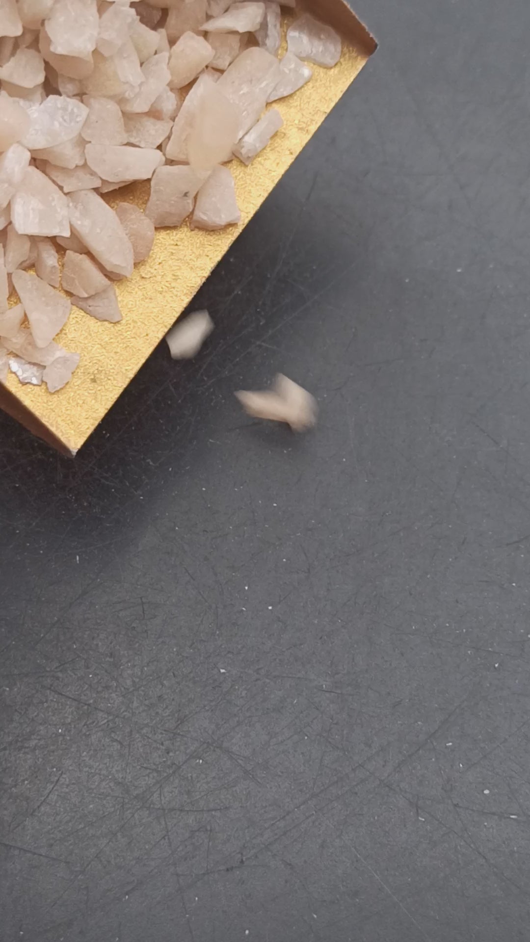 Earthmines Peach Moonstone Gemstone Crushed 3-5mm Natural Loose Stone for Vase Fillers, Crystal Decor, Reiki, Chakra Healing & Feng Shui