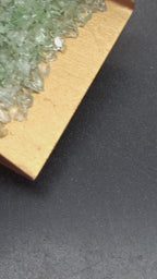 Earthmines Green Obsidian Gemstone Crushed 1-3mm Natural Loose Stone for Orgonite, Jewelry, Reiki, Chakra Healing & Home Decor