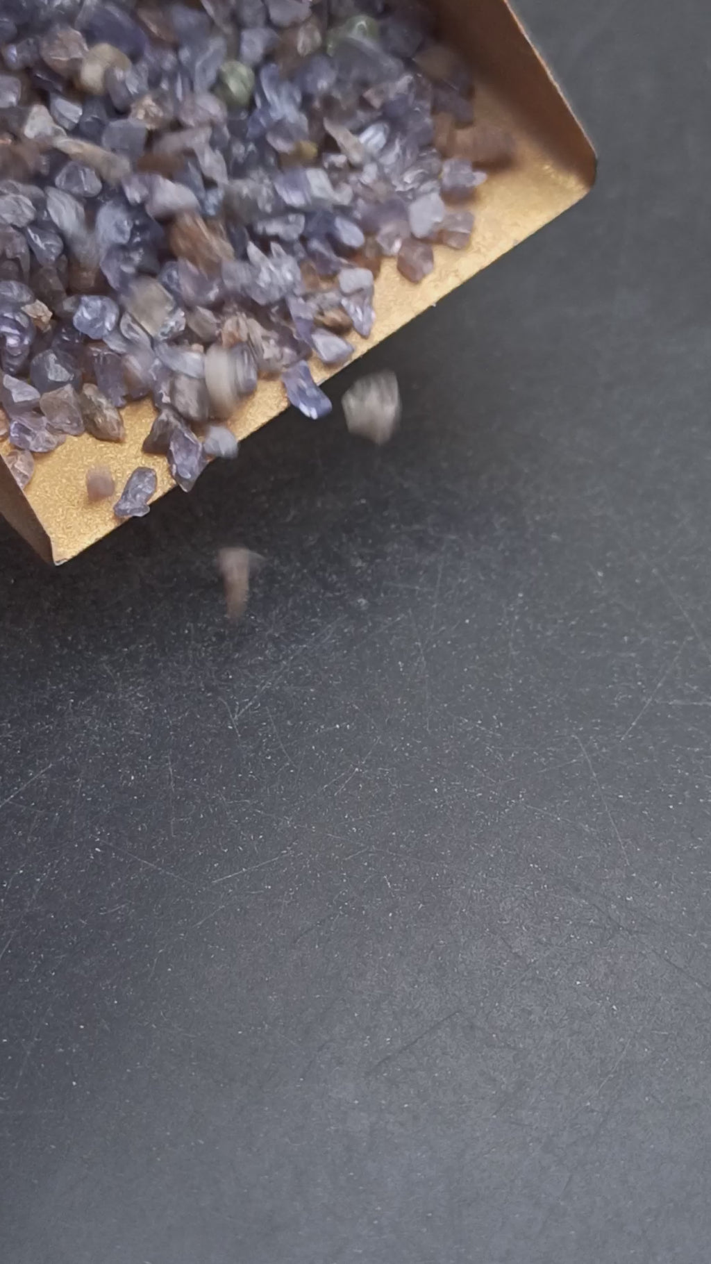 Earthmines Tanzanite Gemstone Crushed 1-3mm Natural Loose Stone for Orgonite, Jewelry, Reiki, Chakra Healing & Home Decor