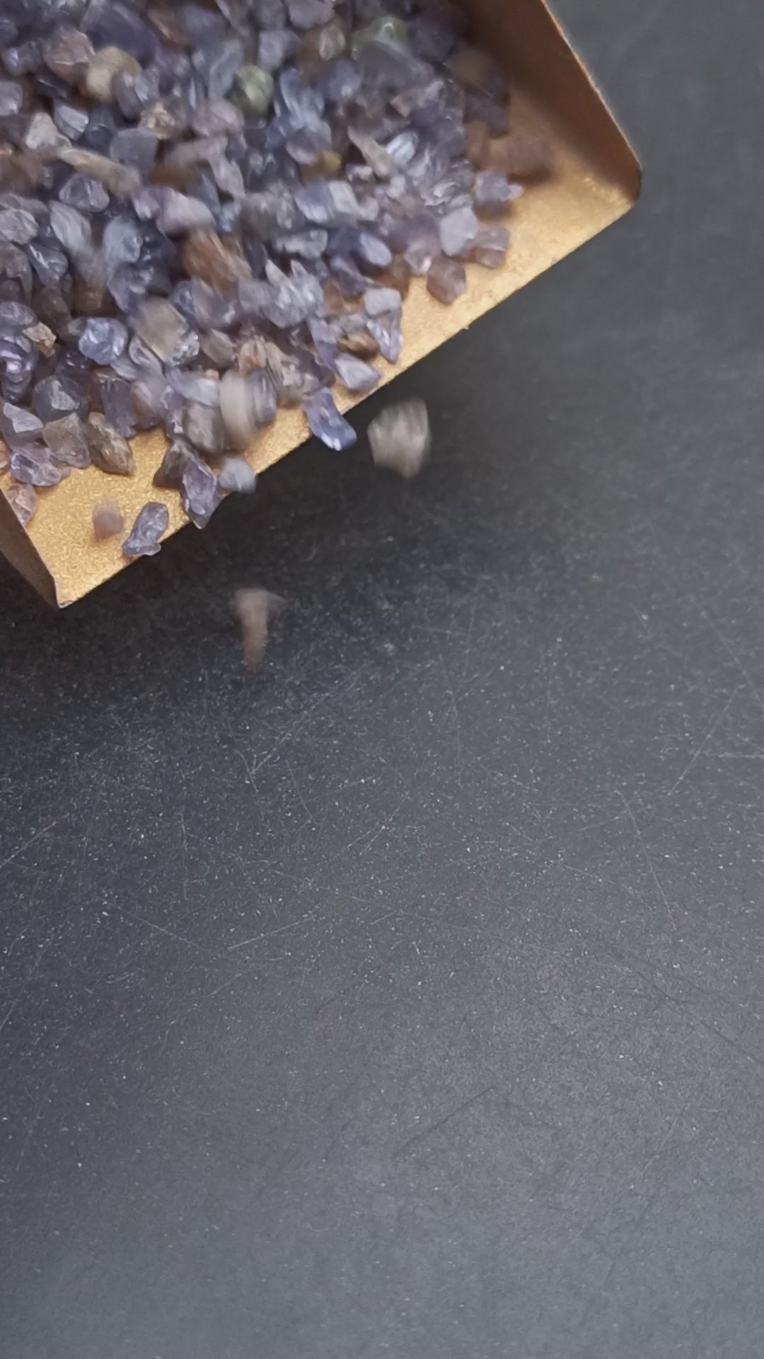 Earthmines Tanzanite Gemstone Crushed 1-3mm Natural Loose Stone for Orgonite, Jewelry, Reiki, Chakra Healing & Home Decor