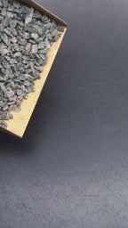 Earthmines Black Tourmaline Mica Gemstone Crushed 0.5-1mm Natural Loose Stone for Resin Art, Jewelry Inlay, Reiki, Chakra Healing & Crystal Bottles