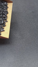 Earthmines Carborundum Gemstone Crushed 0.5-1mm Natural Loose Stone for Resin Art, Jewelry Inlay, Reiki, Chakra Healing & Crystal Bottles