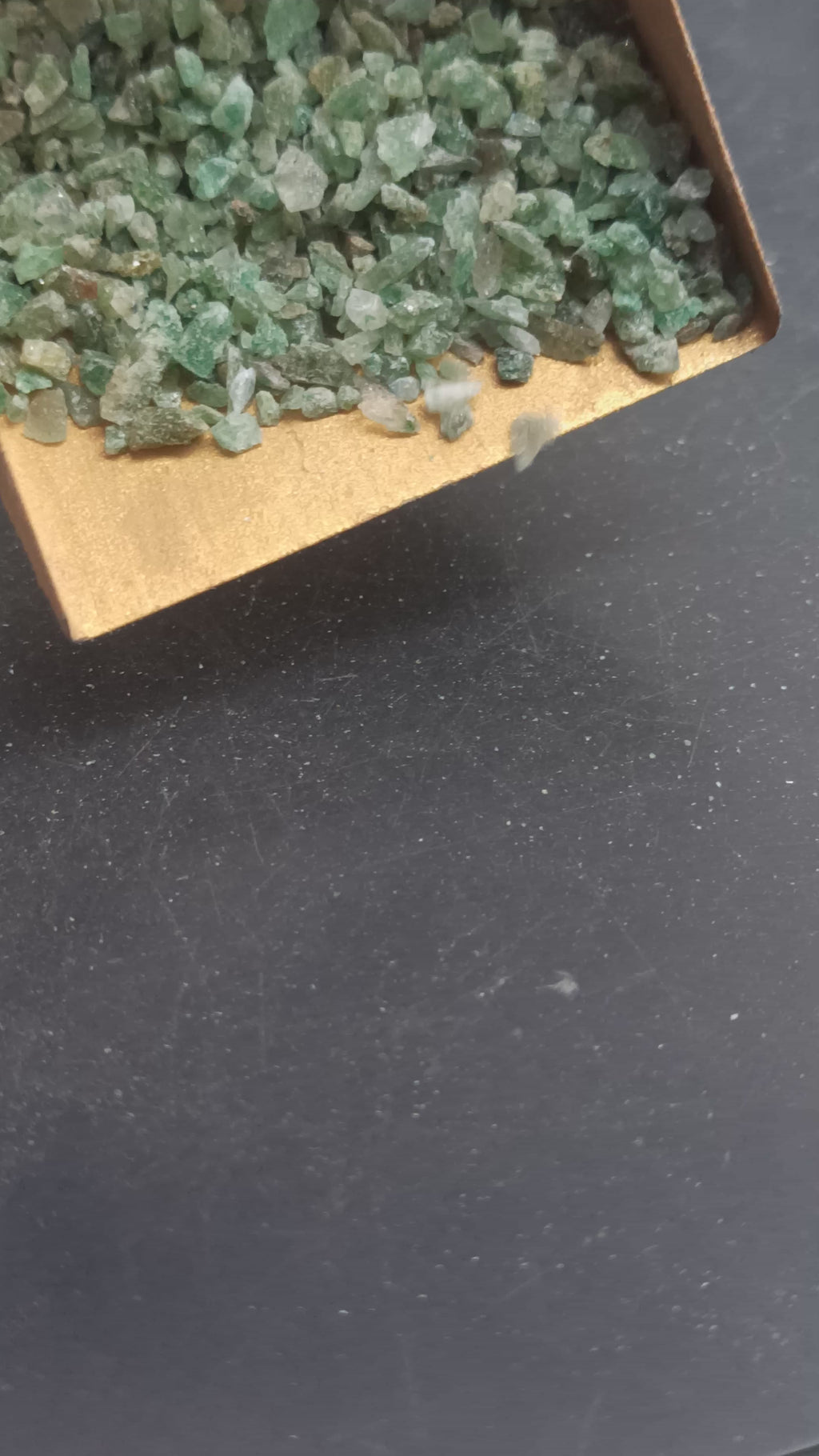 Earthmines Green Jade Gemstone Crushed 1-3mm Natural Loose Stone for Orgonite, Jewelry, Reiki, Chakra Healing & Home Decor
