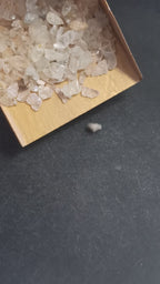 Earthmines White Topaz Gemstone Crushed 3-5mm Natural Loose Stone for Vase Fillers, Crystal Decor, Reiki, Chakra Healing & Feng Shui