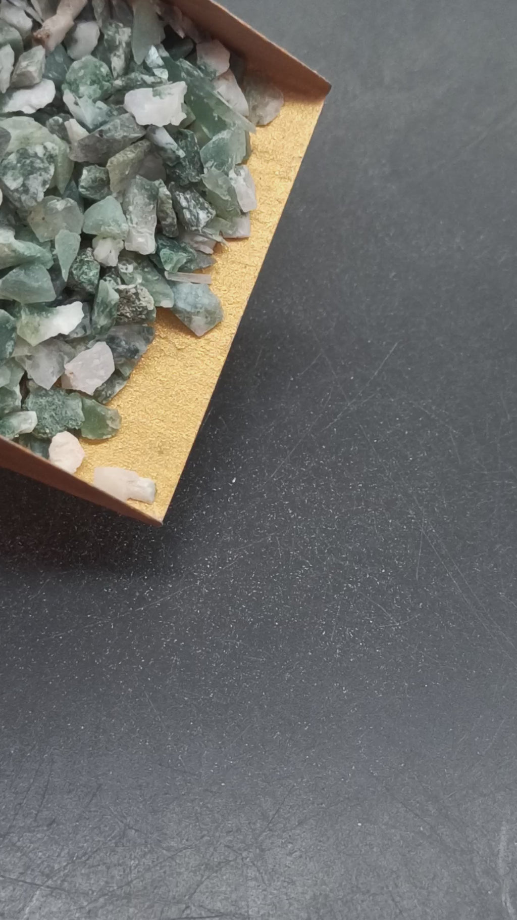 Earthmines Tree Agate Gemstone Crushed 3-5mm Natural Loose Stone for Vase Fillers, Crystal Decor, Reiki, Chakra Healing & Feng Shui
