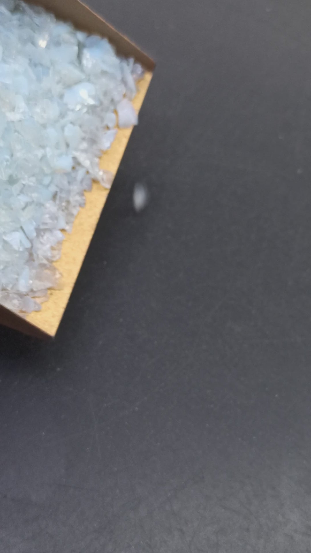 Earthmines Sea Opalite Gemstone Crushed 1-3mm Natural Loose Stone for Orgonite, Jewelry, Reiki, Chakra Healing & Home Decor