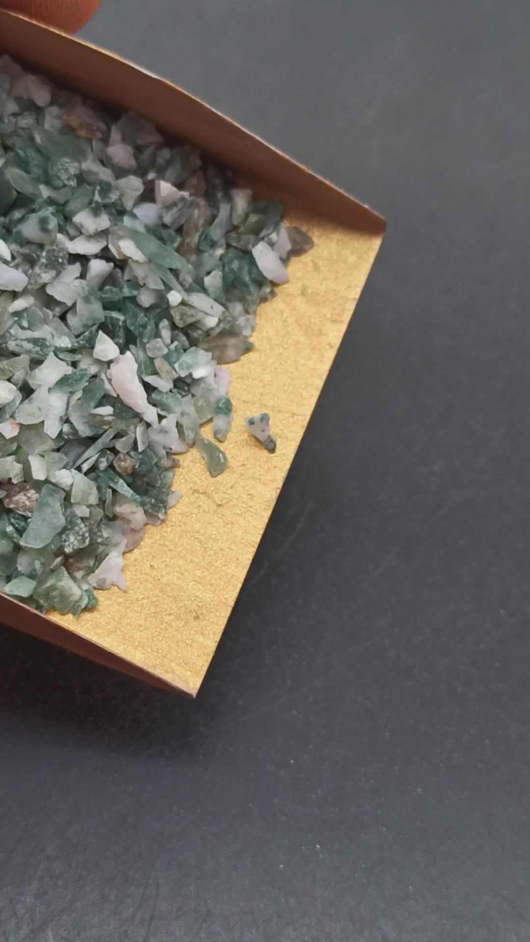 Earthmines Tree Agate Gemstone Crushed 1-3mm Natural Loose Stone for Orgonite, Jewelry, Reiki, Chakra Healing & Home Decor