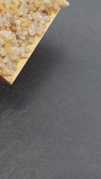 Earthmines Yellow Gold Gemstone Crushed 1-3mm Natural Loose Stone for Orgonite, Jewelry, Reiki, Chakra Healing & Home Decor