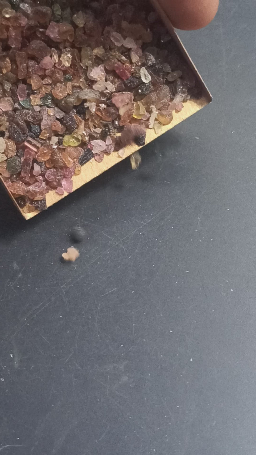 Earthmines Multi Tourmaline Gemstone Crushed 1-3mm Natural Loose Stone for Orgonite, Jewelry, Reiki, Chakra Healing & Home Decor