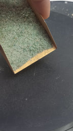 Earthmines Green Jade Gemstone Crushed 0.5-1mm Natural Loose Stone for Resin Art, Jewelry Inlay, Reiki, Chakra Healing & Crystal Bottles