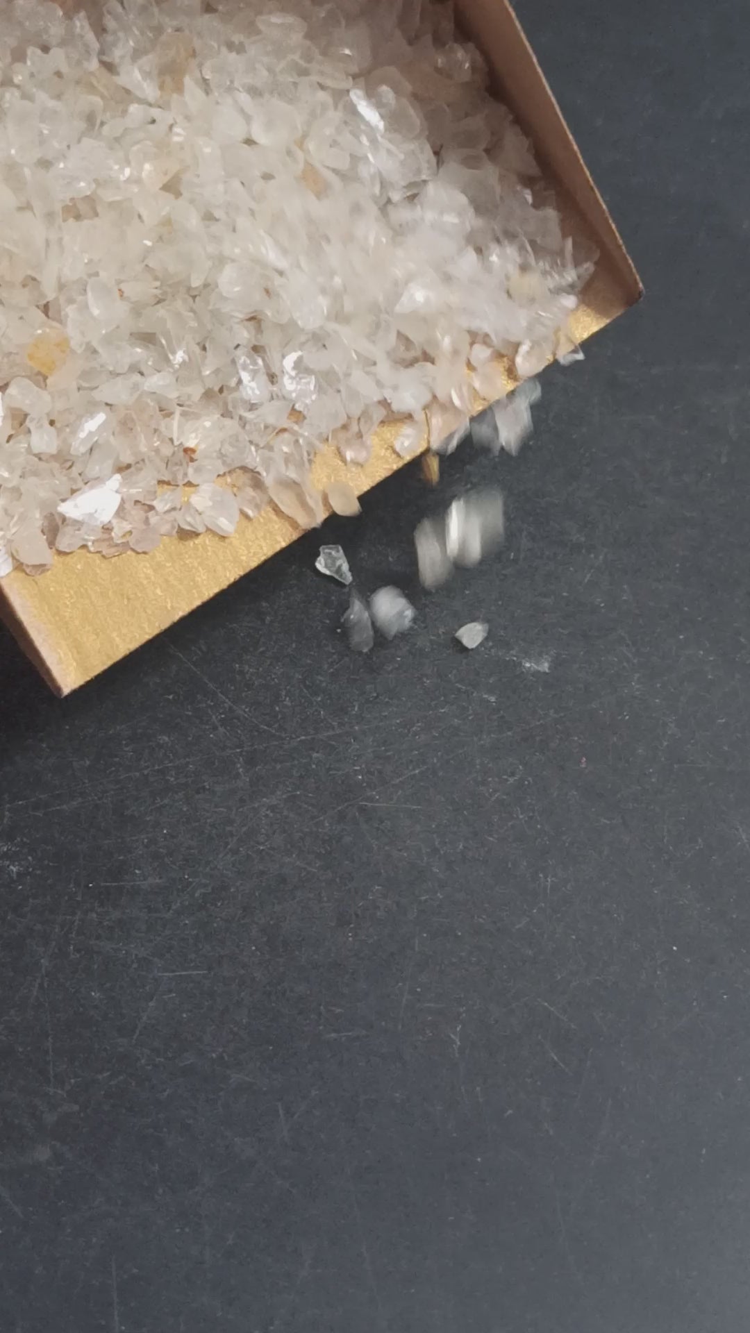 Earthmines White Topaz Gemstone Crushed 0.5-1mm Natural Loose Stone for Resin Art, Jewelry Inlay, Reiki, Chakra Healing & Crystal Bottles