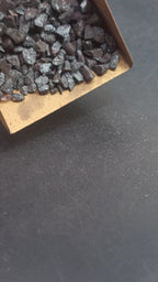Earthmines Hematite Gemstone Crushed 3-5mm Natural Loose Stone for Vase Fillers, Crystal Decor, Reiki, Chakra Healing & Feng Shui