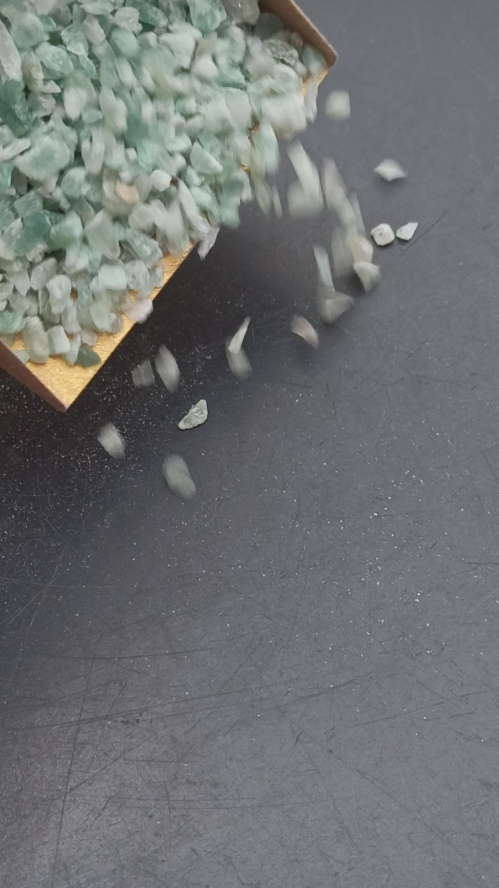 Earthmines Green Myke Gemstone Crushed 1-3mm Natural Loose Stone for Orgonite, Jewelry, Reiki, Chakra Healing & Home Decor